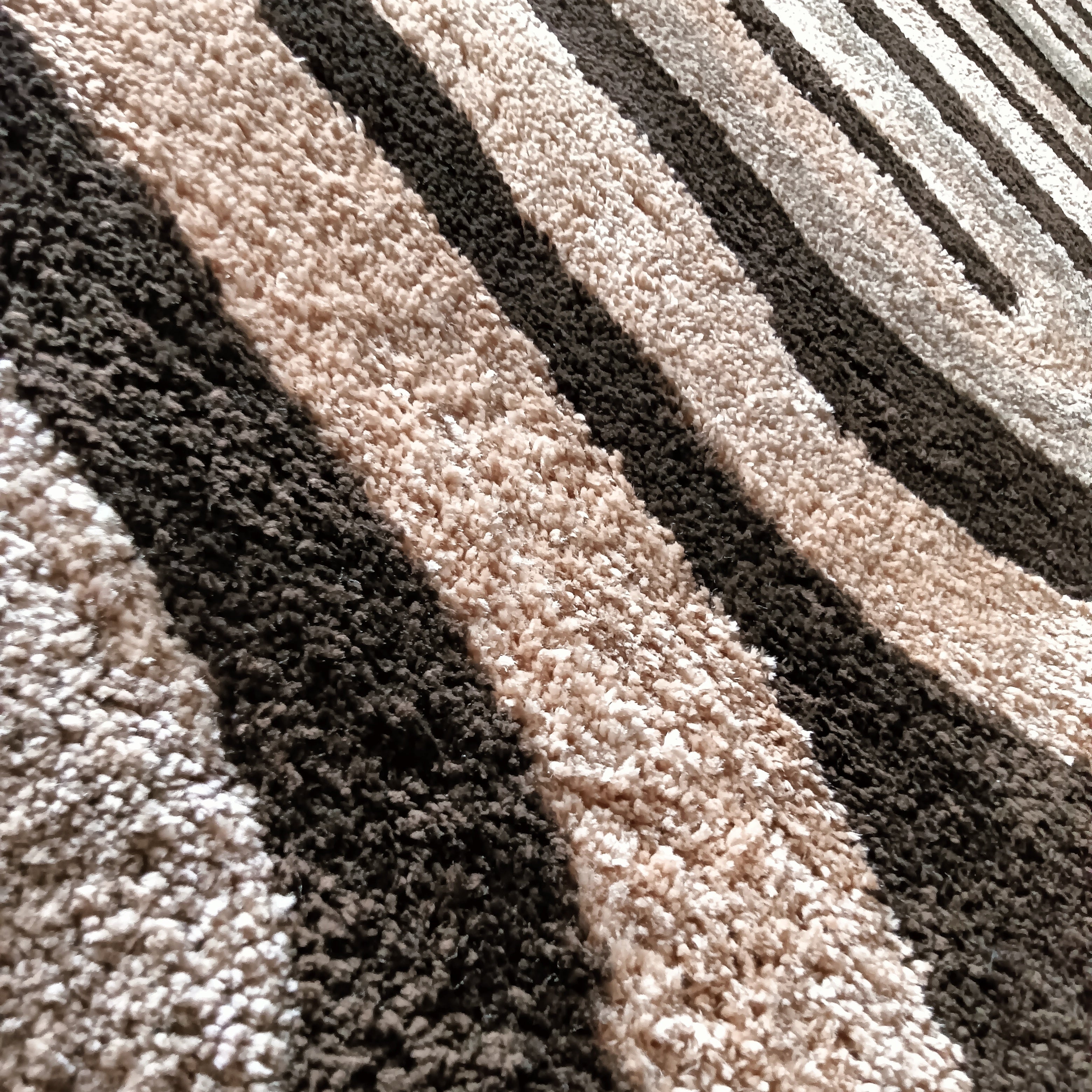 Avioni Home Atlas Collection - Plush Soft Washable Carpet with Retro Wave Design in Multi Color| Soft, Easy to Clean