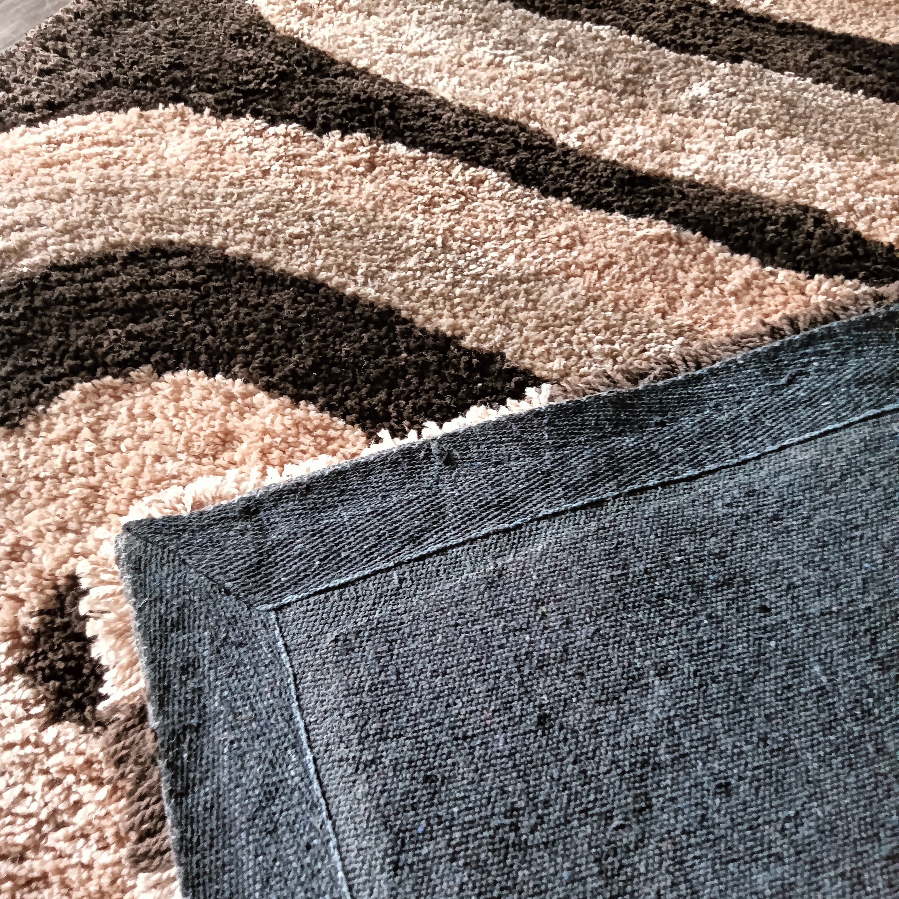 Avioni Home Atlas Collection - Plush Soft Washable Carpet with Retro Wave Design in Multi Color| Soft, Easy to Clean