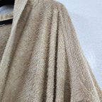 Avioni Classic Luxury Terry Hooded Bathrobes – Hotel and Spa Quality Robes Made with 100% terry cotton -Beige