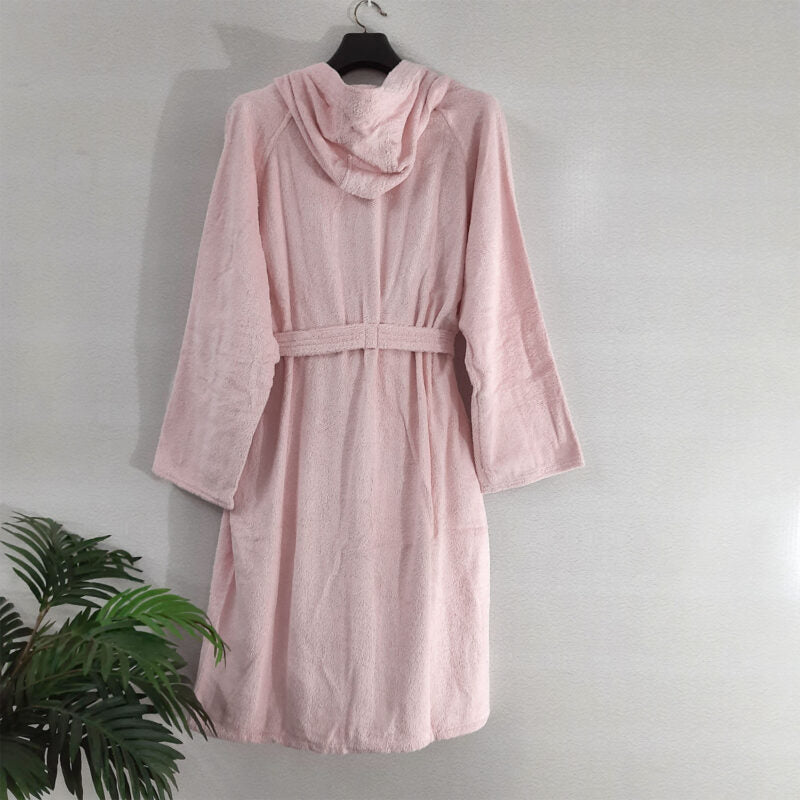 Avioni by Loomkart Very Fine Export Quality Bath Robes in Pink With