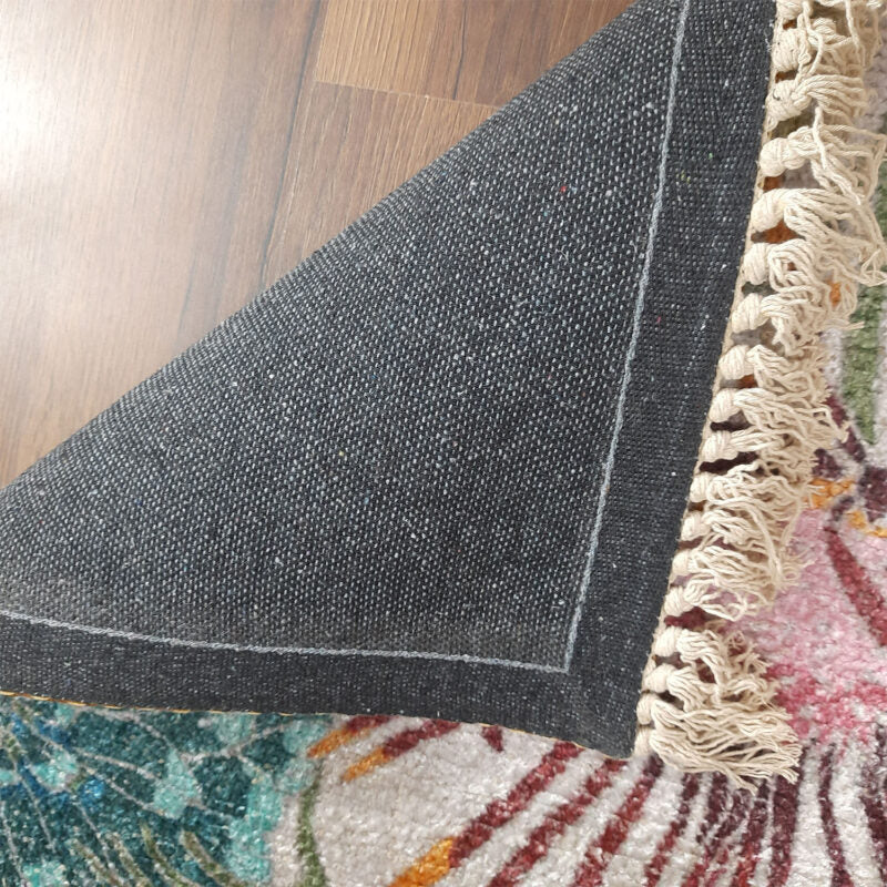 Faux Silk Carpet Beautiful Floral Design - Carpet for Living Room - Avioni