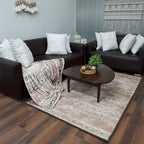 Avioni Faux Silk Carpet for Your Living Room | Luxurious, Durable and Washable | Earthy Elegance Collection