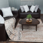 Avioni Faux Silk Carpet for Your Living Room | Luxurious, Durable and Washable | Earthy Elegance Collection