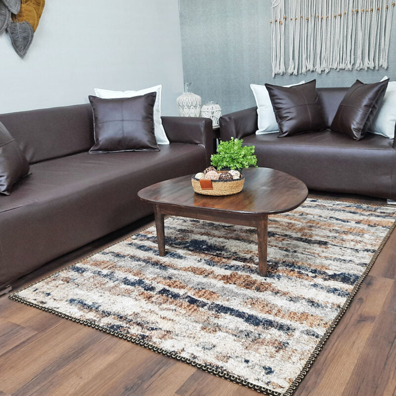 Avioni Faux Silk Rug | Elevate Your Living Room | Luxurious, Durable and Washable | PebbleStreet Collection