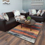 Avioni Faux Silk Rug | Create a Chic Living Room | Luxurious, Durable and Washable | Earthy Elegance Collection