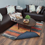 Avioni Faux Silk Rug | Create a Chic Living Room | Luxurious, Durable and Washable | Earthy Elegance Collection