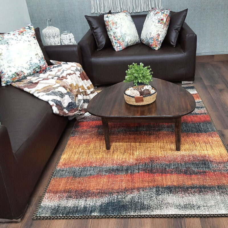 Avioni Faux Silk Rug | Create a Chic Living Room | Luxurious, Durable and Washable | Earthy Elegance Collection