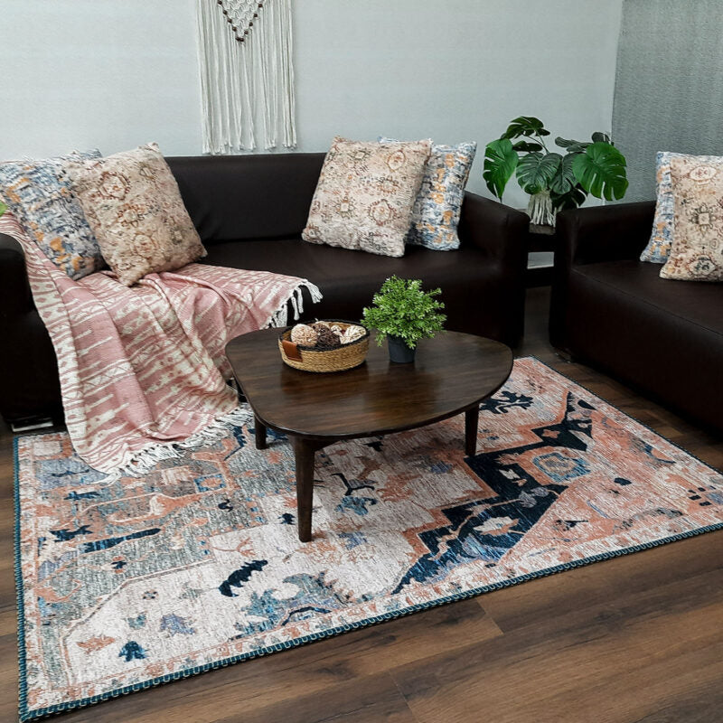 Choose Avioni Faux Silk Carpet for a Stylish and Modern Living Room | Durable and Washable | RoseWood Collection