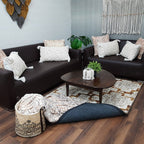 Avioni Faux Silk Rug | Create A Stylish Living Room | Luxurious, Durable and Washable | Earthy Elegance Collection