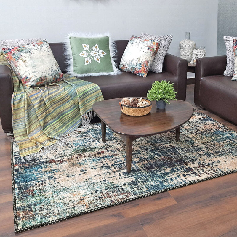 Choose Avioni Faux Silk Carpet for a Stylish and Modern Living Room | Durable and Washable | SeaBird Collection