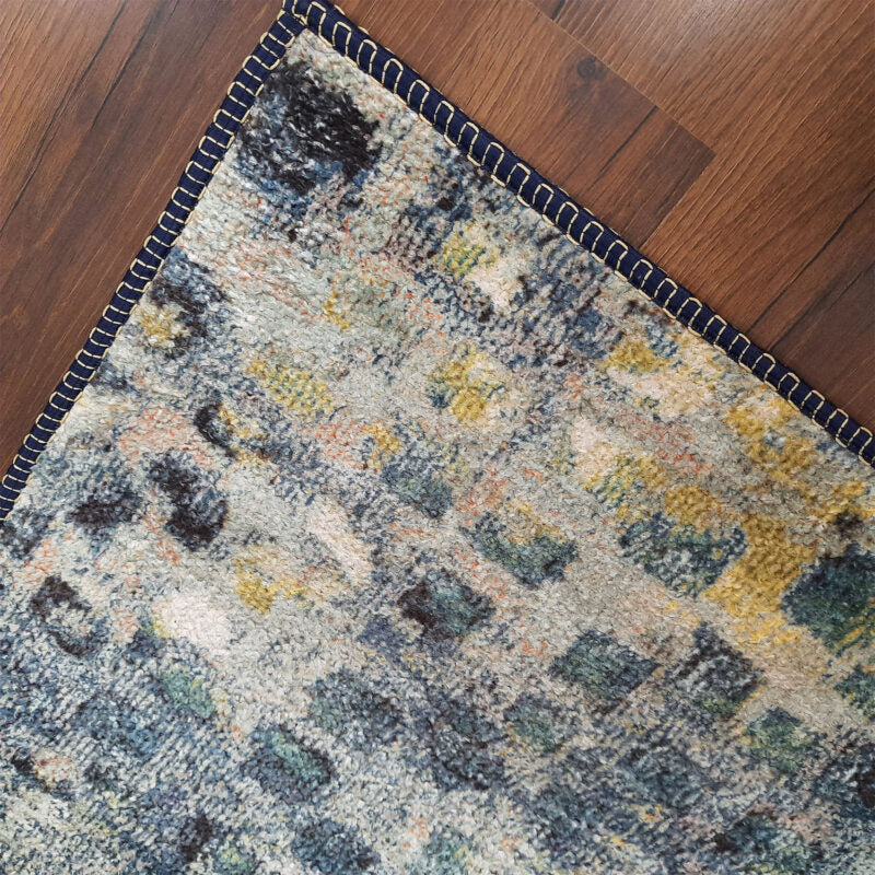 Avioni Faux Silk Carpet for Your Living Room | Durable and Washable | GreyDawn Collection