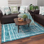 Avioni Faux Silk Carpet for Your Living Room | Modern & Luxurious | Durable and Washable | SeaBird Collection (Copy)
