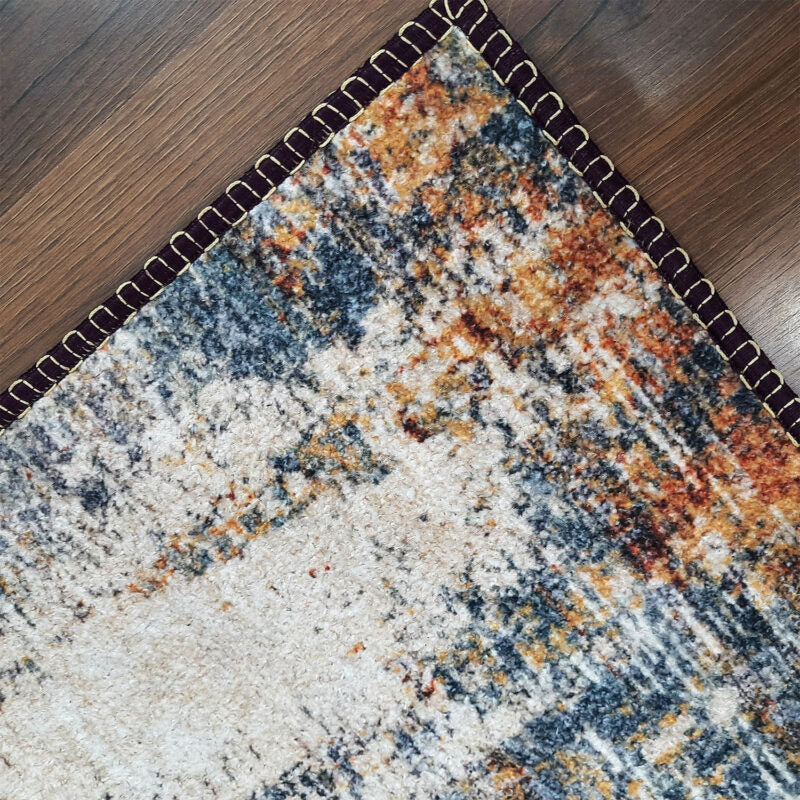 Avioni Faux Silk Rug for Living Room | Luxurious, Durable and Washable | Earthy Elegance Collection