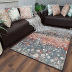Avioni Faux Silk Carpet for Your Living Room | Modern Design | Durable and Washable | BrickLane Collection
