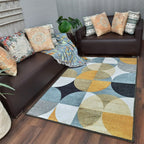 Avioni Faux Silk Carpet for Your Living Room | Timeless and Elegant Look | Durable and Washable | GreyDawn Collection
