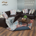 Avioni Faux Silk Carpet for Your Living Room | Timeless and Elegant Look | Durable and Washable | BrickLane Collection