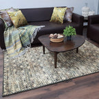 Avioni Faux Silk Carpet for Your Living Room | Luxurious, Designed to Last and Washable | Earthy Elegance Collection