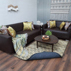 Avioni Faux Silk Carpet for Your Living Room | Luxurious, Designed to Last and Washable | Earthy Elegance Collection