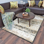 Avioni Faux Silk Rug | A Great Addition to Your Living Room | Luxurious, Durable and Washable | Earthy Elegance Collection