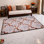 Avioni Faux Silk Rug | Create A Stylish Living Room | Luxurious, Durable and Washable | Earthy Elegance Collection