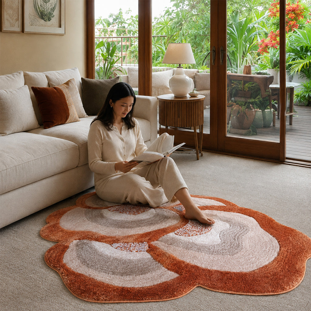 The Elevate Collection from Loomkart | Sunstone Petal | Luxury Statement Carpets