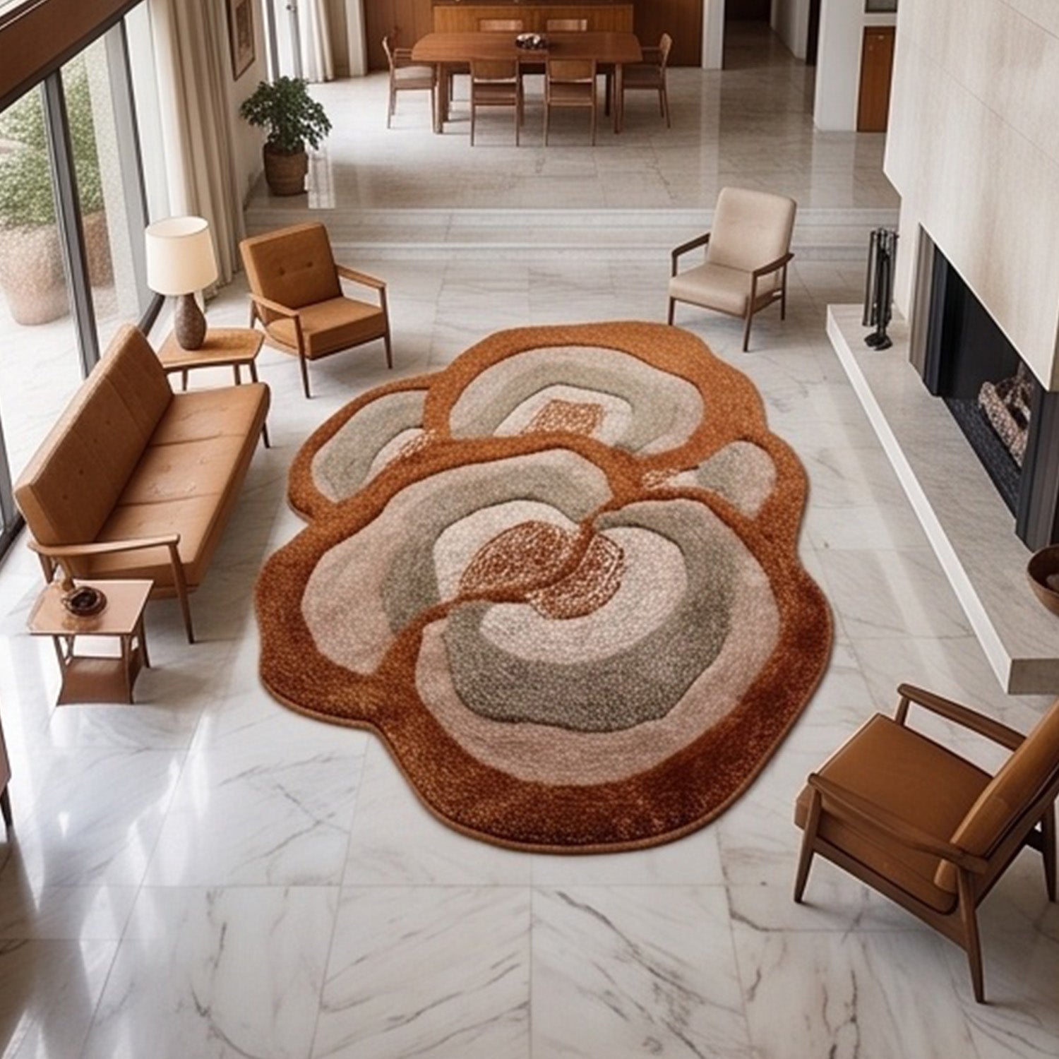 The Elevate Collection from Loomkart | Sunstone Petal | Luxury Statement Carpets