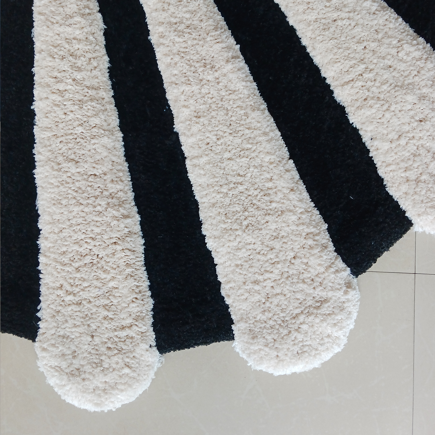 The Elevate Collection from Loomkart | Noir Ivory Bloom Luxe Carpet | Luxury Statement Carpets