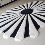 The Elevate Collection from Loomkart | Noir Ivory Bloom Luxe Carpet | Luxury Statement Carpets