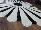 The Elevate Collection from Loomkart | Noir Ivory Bloom Luxe Carpet | Luxury Statement Carpets