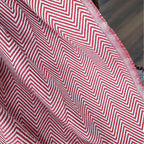Avioni Premium 100% Cotton Sofa Throws/Blankets-Red-120cm x 150cm