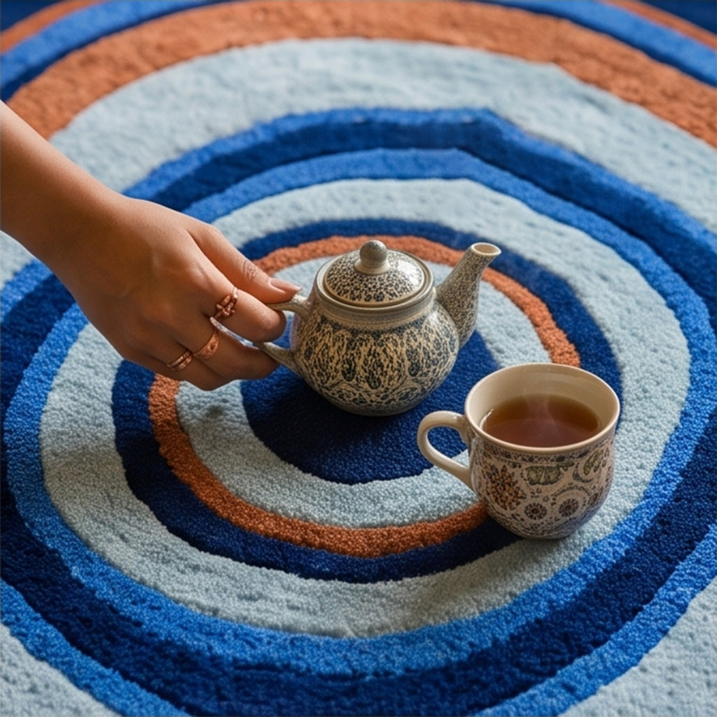 The Elevate Collection from Loomkart | The Celeste Guard | Luxury Statement Carpets