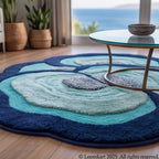 The Elevate Collection from Loomkart | Azure Petal | Luxury Statement Carpets