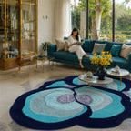 The Elevate Collection from Loomkart | Azure Petal | Luxury Statement Carpets
