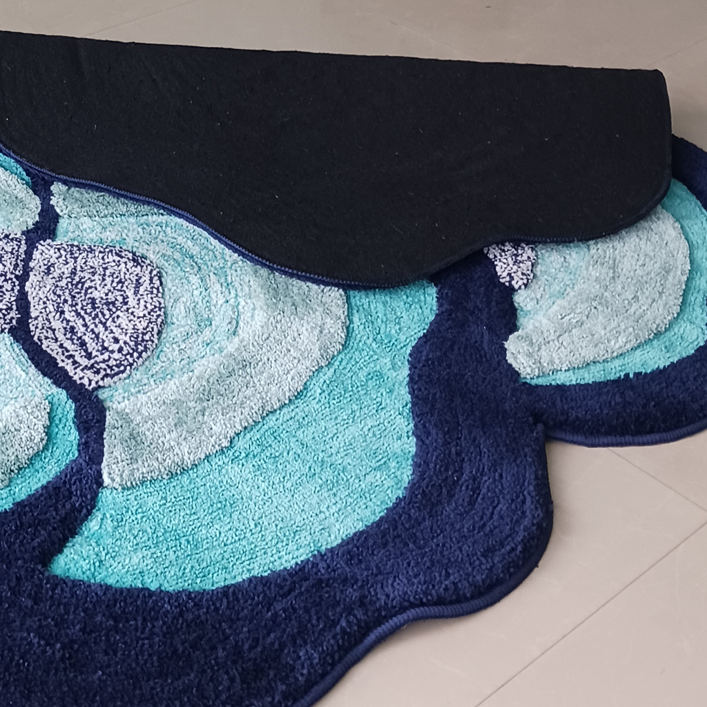 The Elevate Collection from Loomkart | Azure Petal | Luxury Statement Carpets