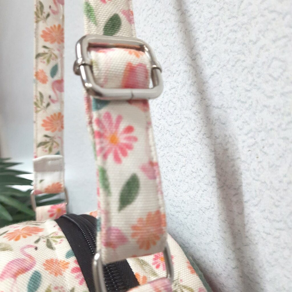 Premium Sling Bag for Women, Avioni Fashion Shoulder Bag, Bohemian Style-Flamingo , Braided Sides Round Sling Bag, Perfect For Gifts and Traveling-25 cms Diameter