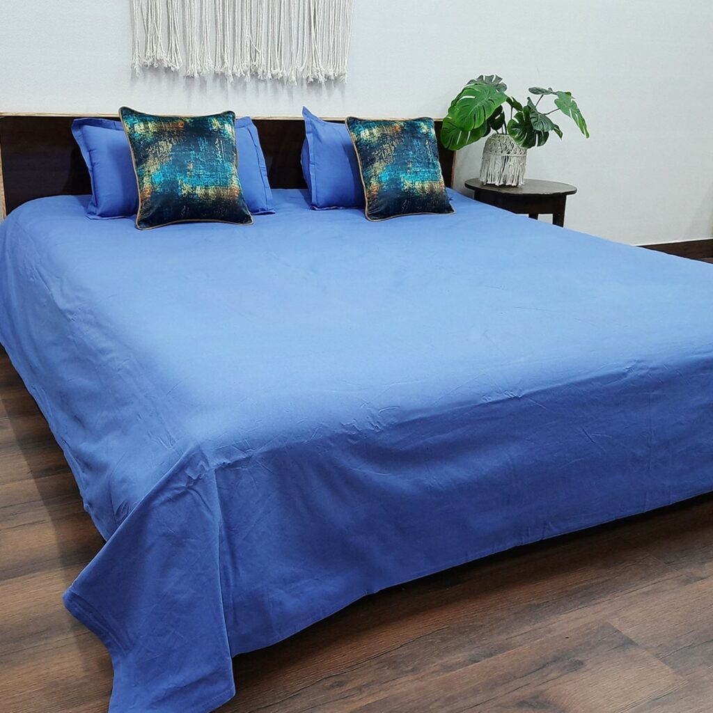 Avioni-100% Cotton, 180 TC Very Fine Cotton 90×100inches- 225cmsx250cms (Full Length) Bedsheet With 2 Pillow Covers Quality Guaranteed