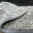 Avioni Handloom Cut Shuttle Rugs by Master Artisans | Soft Touch | Home Washable | Black and Grey Silver | Reversible - 90cm x 150cm (~3feet x 5feet)