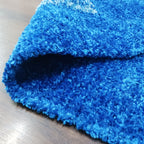 Avioni Handloom Rugs | Master Artisans Work | Feather like Luxurious Silk Soft Touch | Home Washable | Blue White Design | Reversible - 90cm x 150cm (~3feet x 5feet)