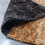 Avioni Handloom Rugs | Master Artisans Work | Feather like Luxurious Silk Soft Touch | Home Washable | Brown Gradient Design | Reversible-90cm x 150cm (~3Feet x 5Feet)
