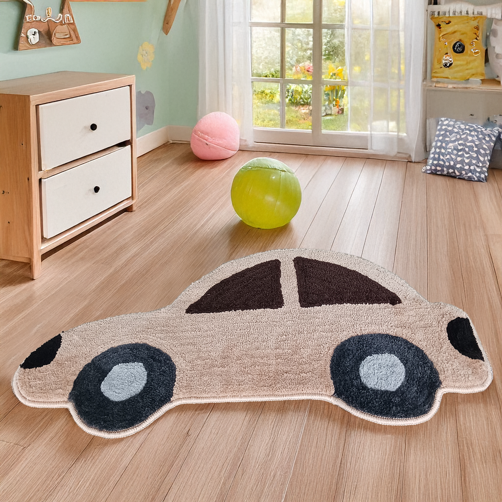 Buy Kids Room Carpet – Soft Washable Car Rug with Anti-Skid Backing- 60 cm x 90 cm