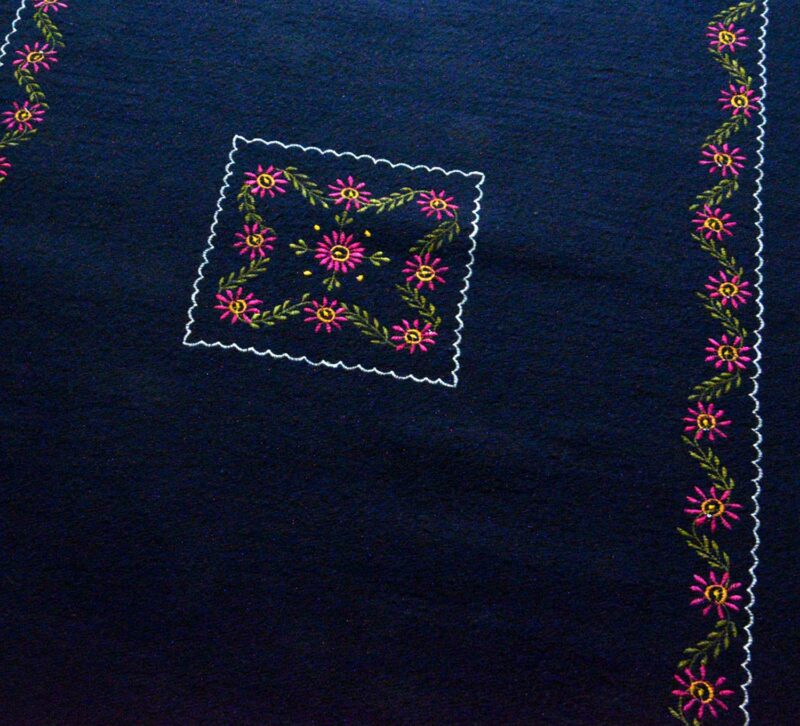 Blue Carpet Online | Woolen Mat | Embroidered | Avioni