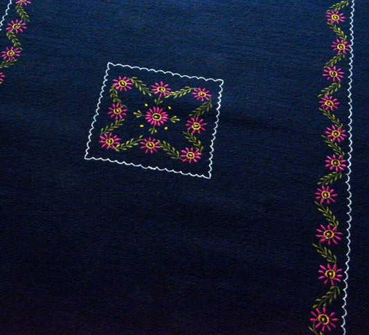 Blue Carpet Online | Woolen Mat | Embroidered | Avioni