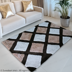 Avioni Home Plush Soft Washable Decorative Carpet in Multi Color| Soft, Easy to Clean