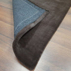 Loomkart – Avioni Ultra Soft Dark Brown Cozy Faux Fur Carpet for Bedroom/Hallway/Pooja Room-Easily Hand Washable- 60X150cm
