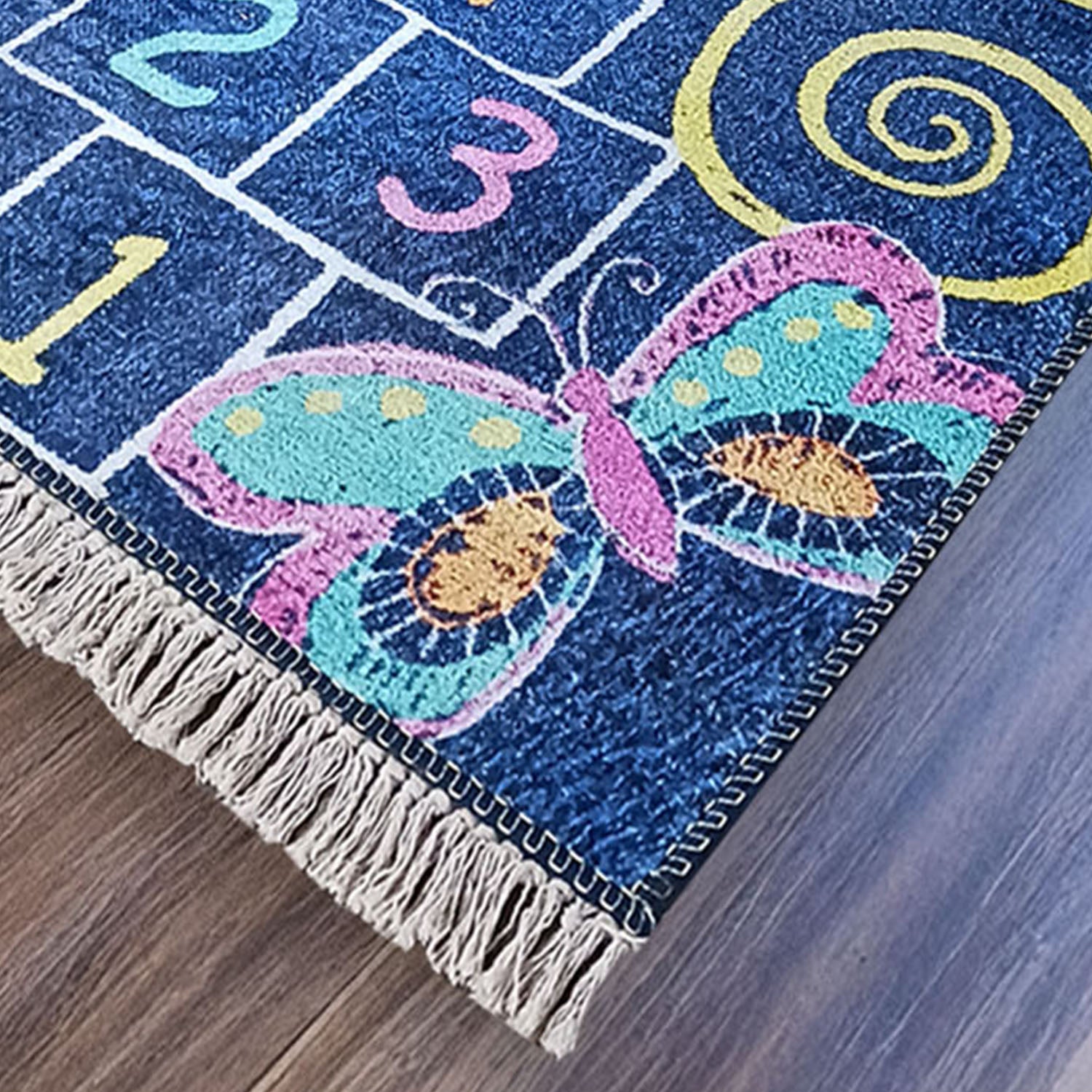 Silk Carpet Kids Collection – Counting On Kids Room Rug -Avioni