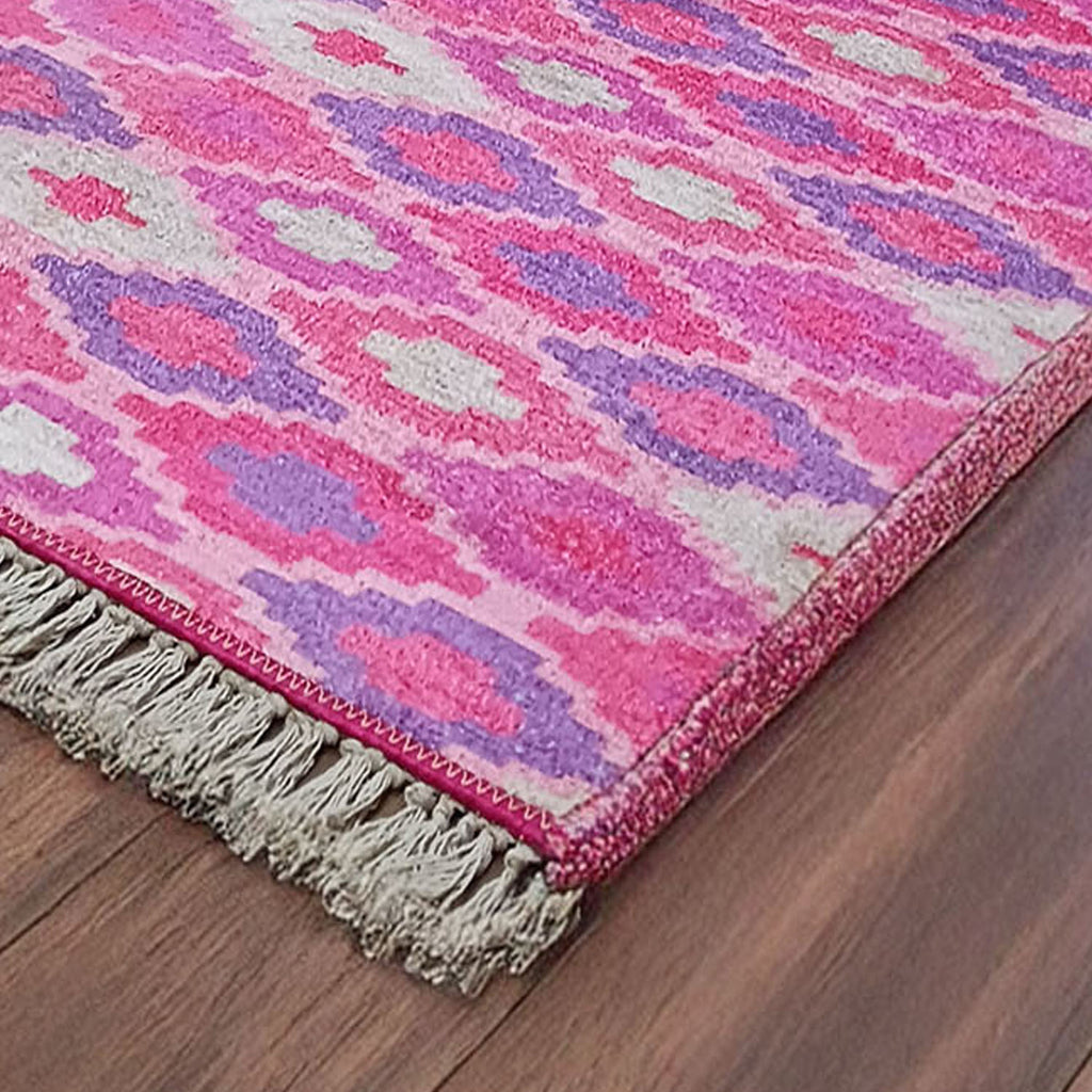 Silk Carpet Kids Collection – Pink Beauty Kids Room Rug - Multiple Sizes