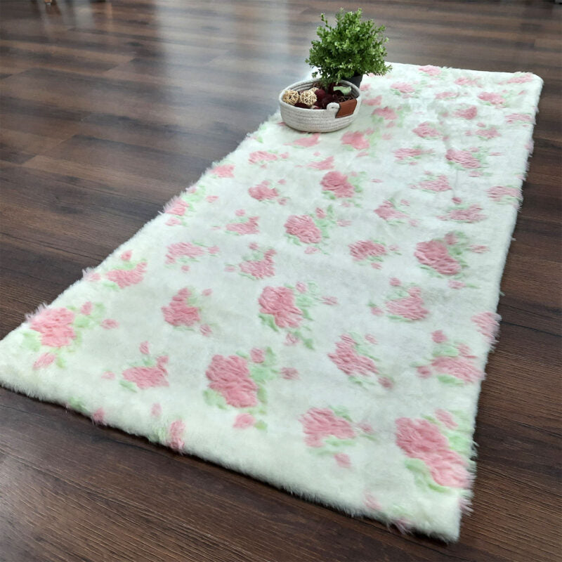 Loomkart – Avioni Ultra Soft Cozy Faux  Fur Carpet for Bedroom/Hallway/Pooja Room-Easily Hand Washable- 60X150cm