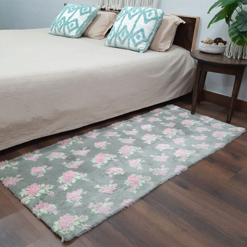 Loomkart – Avioni Ultra Soft Cozy Faux  Fur Carpet for Bedroom/Hallway/Pooja Room-Easily Hand Washable- 60X150cm