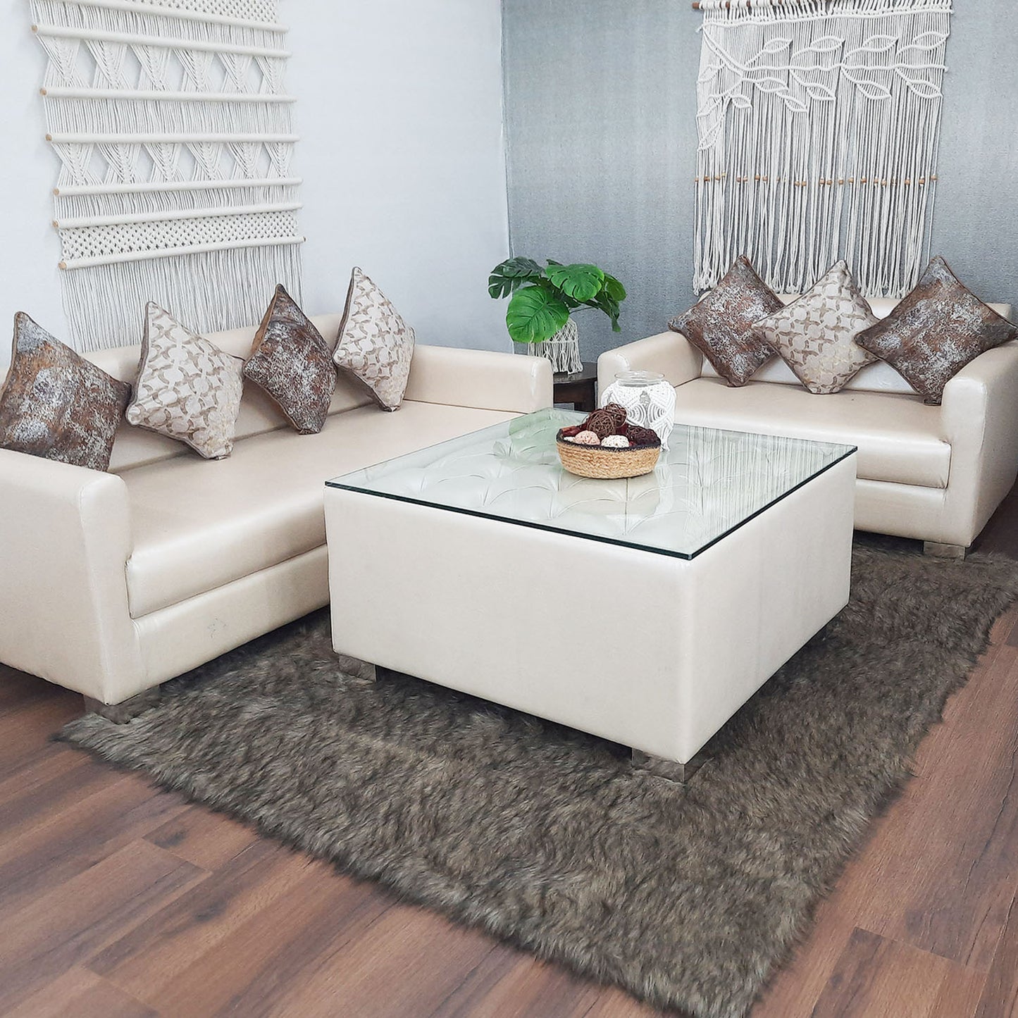 Soft Shaggy Premium Super Soft Luxury Rugs – Shades of Brown – Avioni Carpets