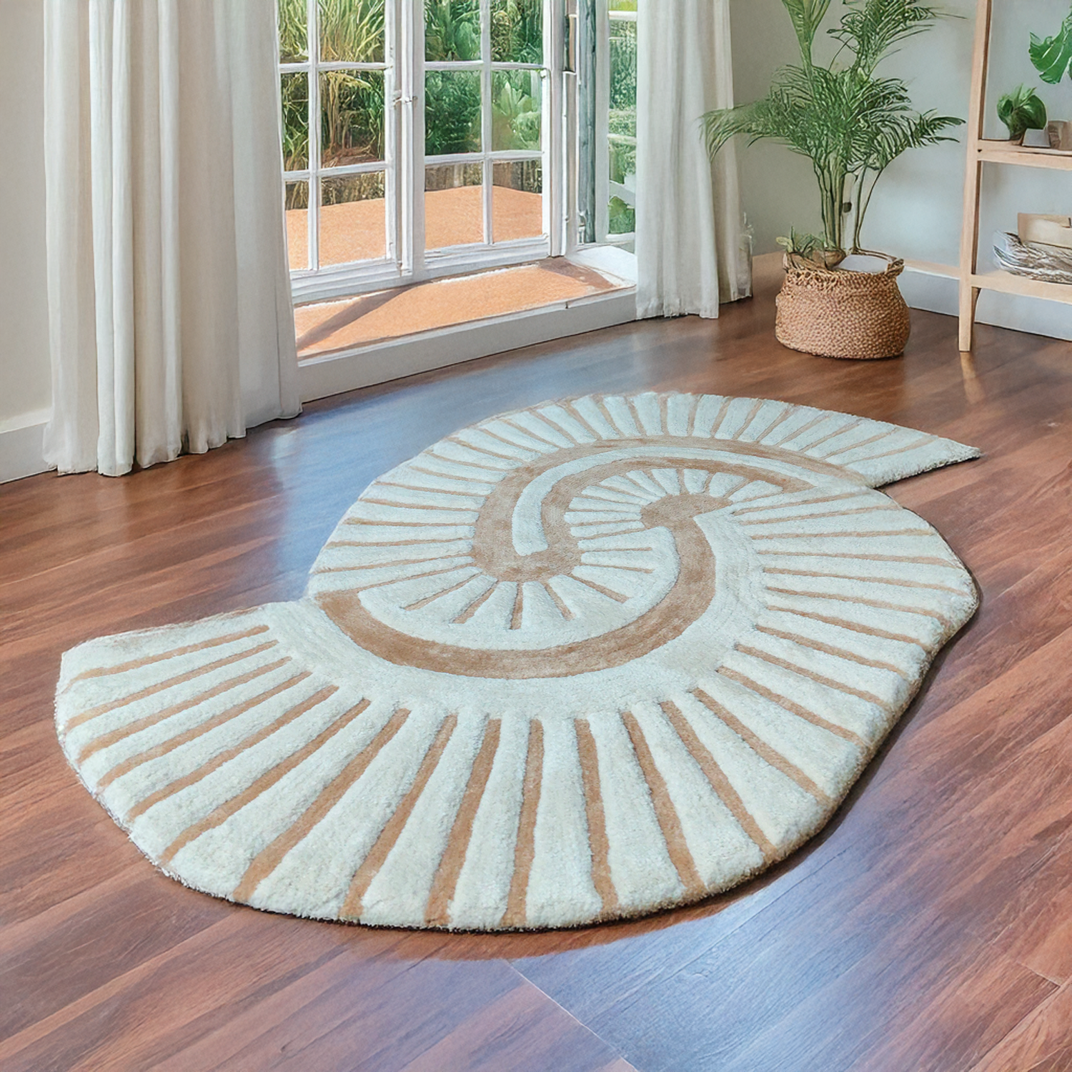 The Elevate Collection from Loomkart | The Seabreeze Shell | Luxury Statement Carpets